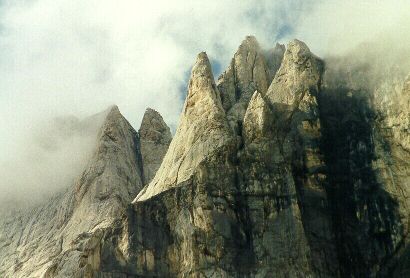 Clouds on Dolomiti, Italy