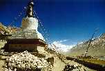 Stupa, Rongbuk Monastery, Mt. Everest